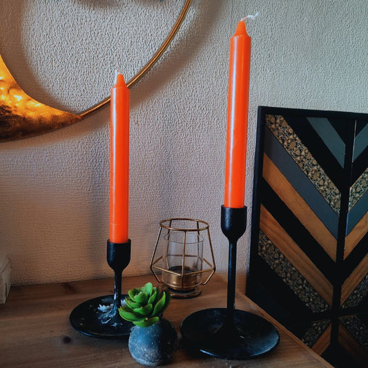 Bougie Orange x4 - 20cm