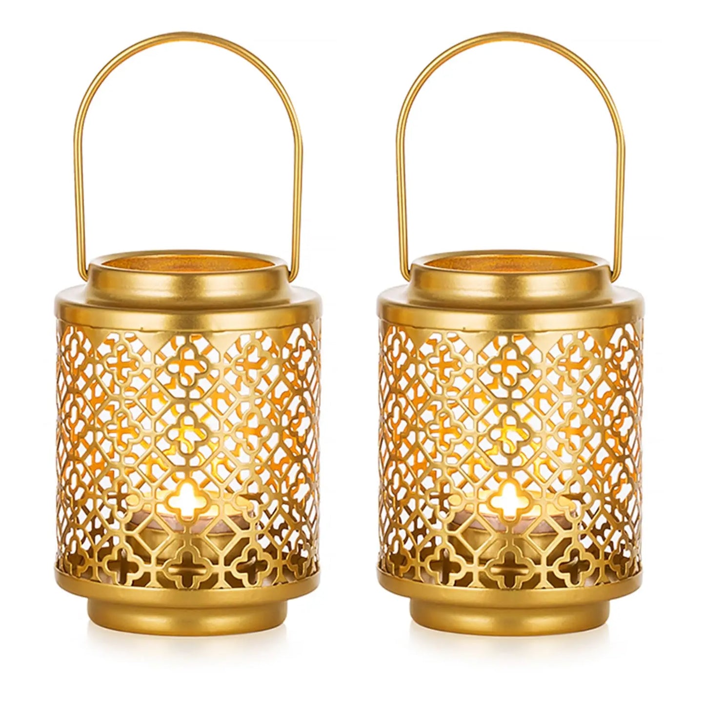 2 mini lanternes dorées - Esprit Chandelier