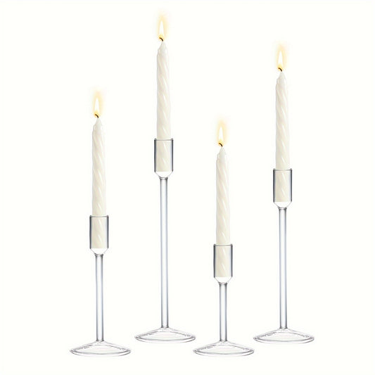 4 chandelier verre moderne