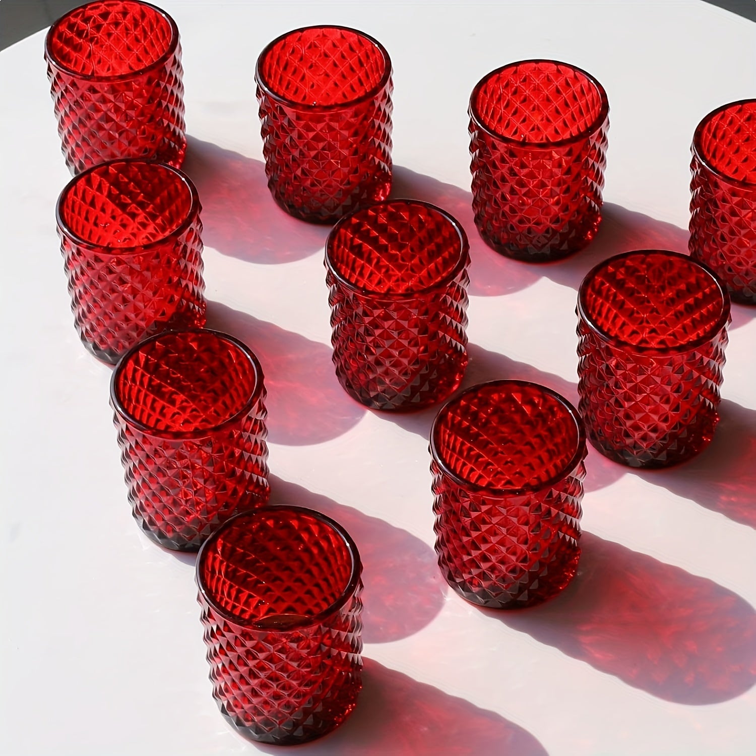 Bougeoir Gobelet Rouge