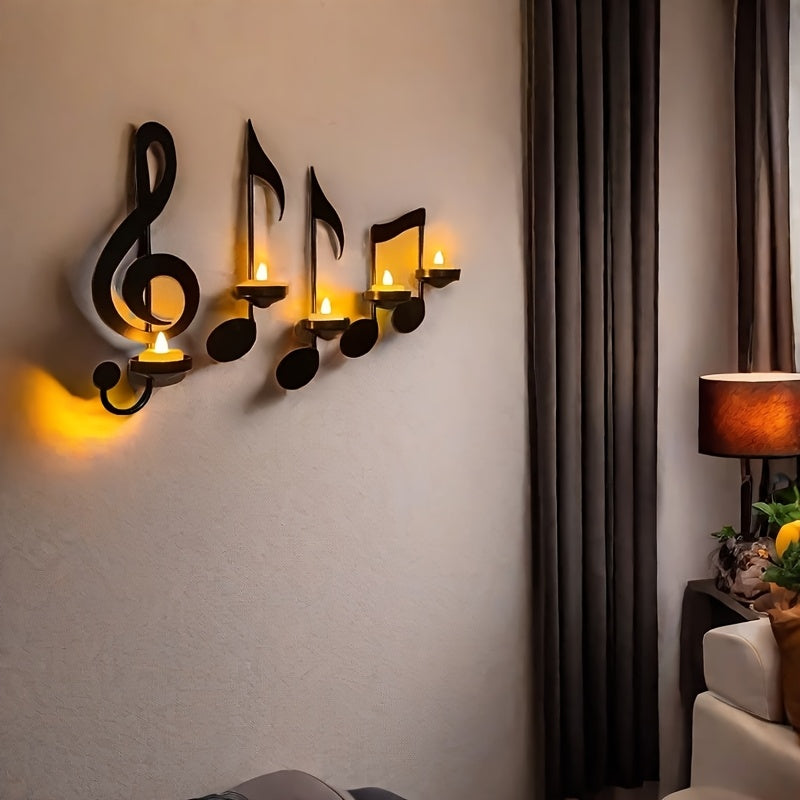 Bougeoir_Mural_musique - Esprit Chandelier