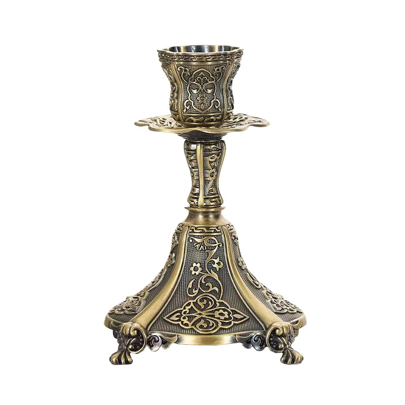 Bougeoir Ornements Bronze Esprit Chandelier