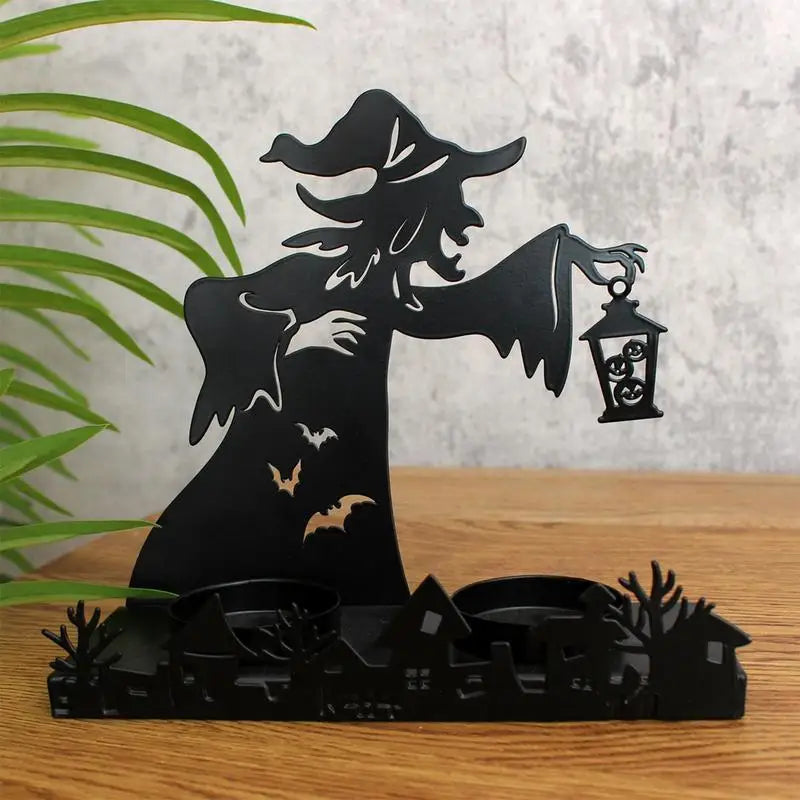 Bougeoir Silhouette sorciere - Esprit Chandelier