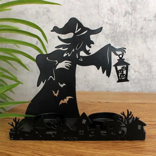 Bougeoir Silhouette sorciere - Esprit Chandelier