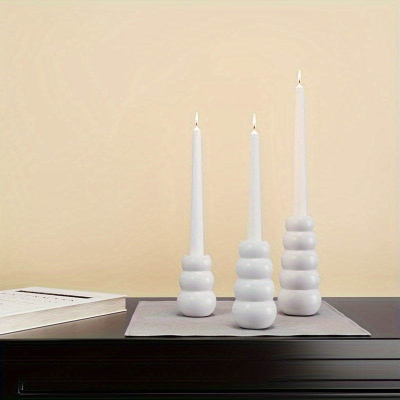 Bougeoir céramique vintage Blanc - Esprit Chandelier