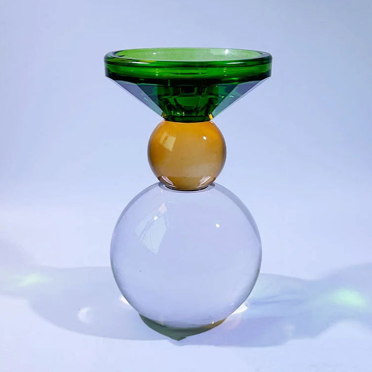 Bougeoir verre couleur - Esprit Chandelier