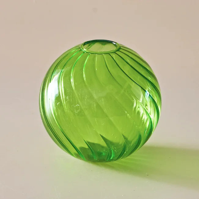 Boule verre vert