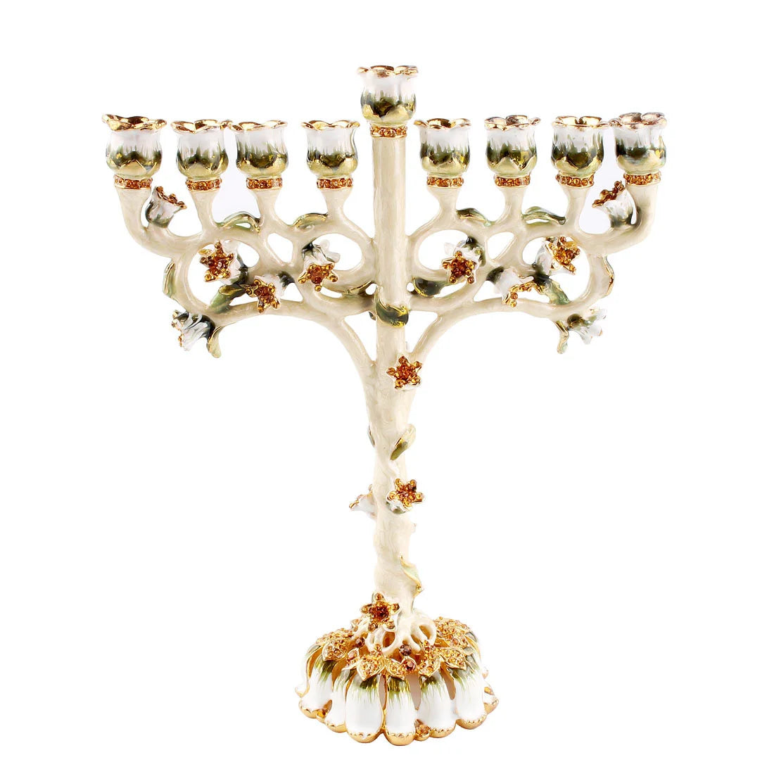 Candélabre Hanoukka Beige - Esprit Chandelier
