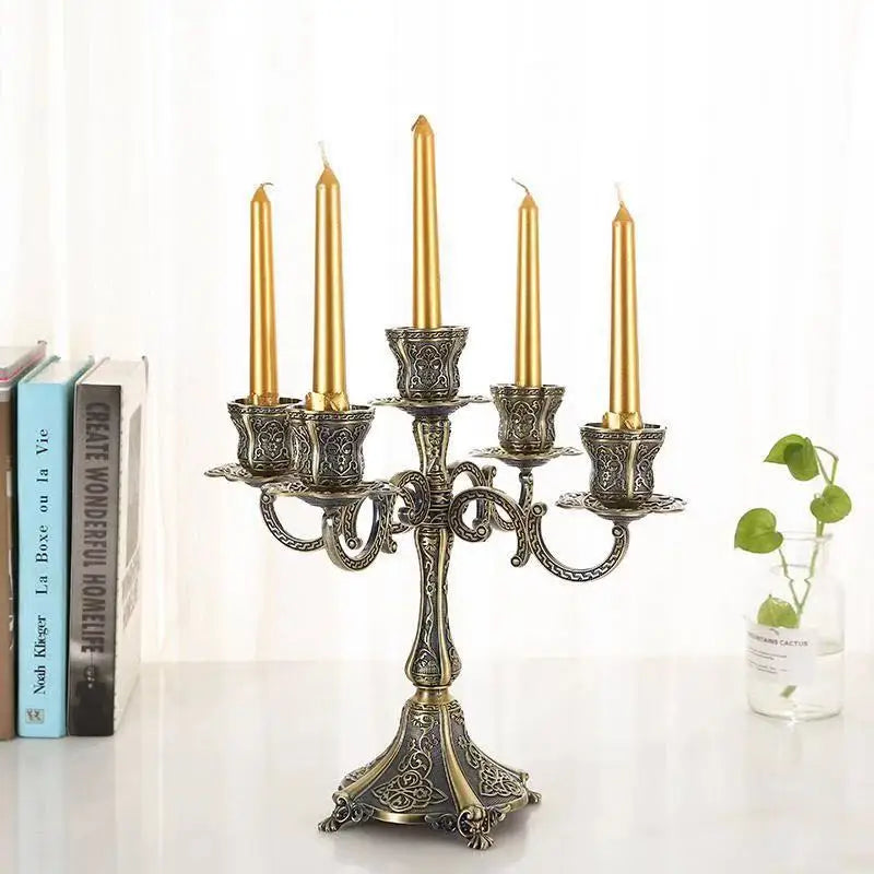 Candélabre Ornementé Bronze - Esprit Chandelier