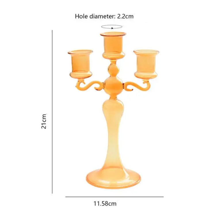 Chandelier 3 Branches Verre Champagne 🍾