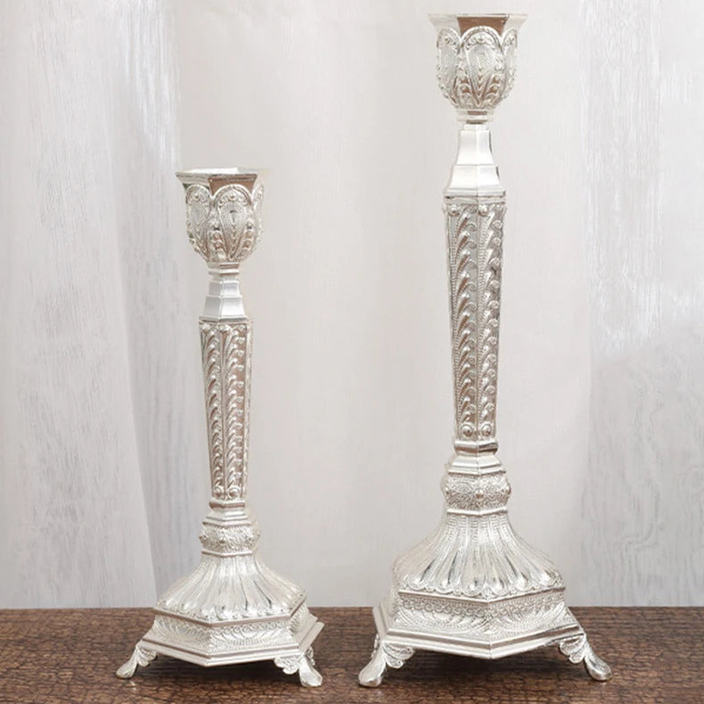 Chandelier Baroque argent