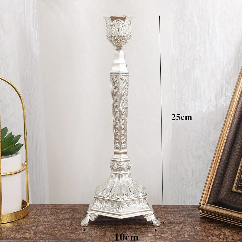 Chandelier Baroque argent L