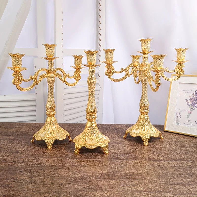 Chandelier Doré Ancien pied griffe