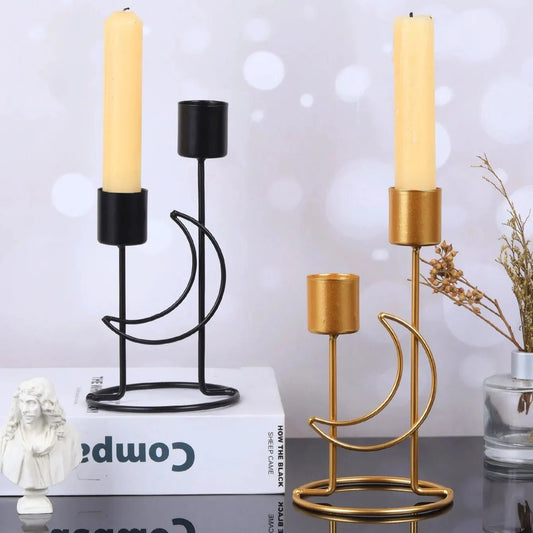 Chandelier Lune 2 Bougies