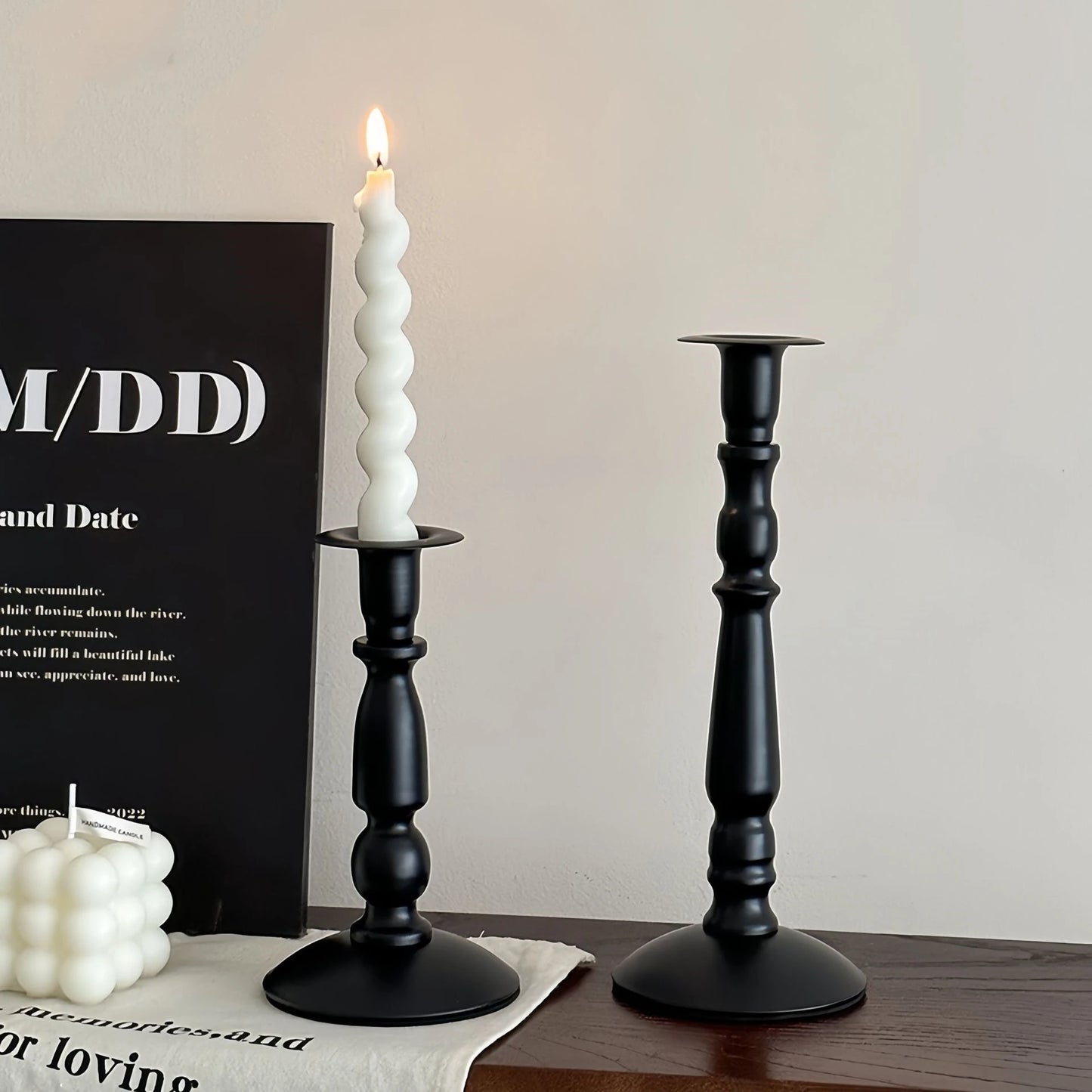 Chandelier Noir Mat Verre