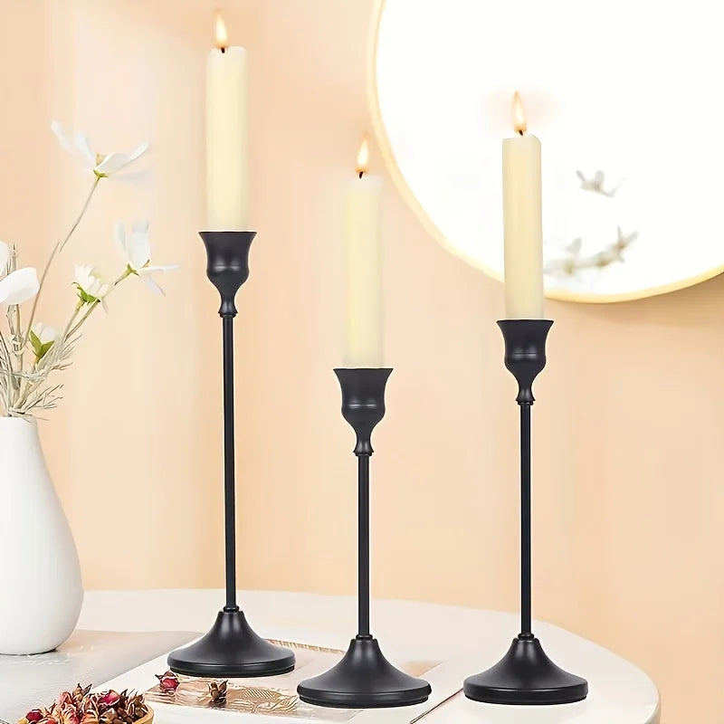 Chandelier Noir Tulipe Metal - Esprit Chandelier