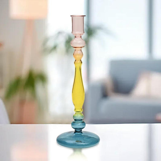 Chandelier Verre Tricolore