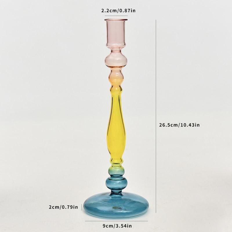 Chandelier Verre Tricolore format