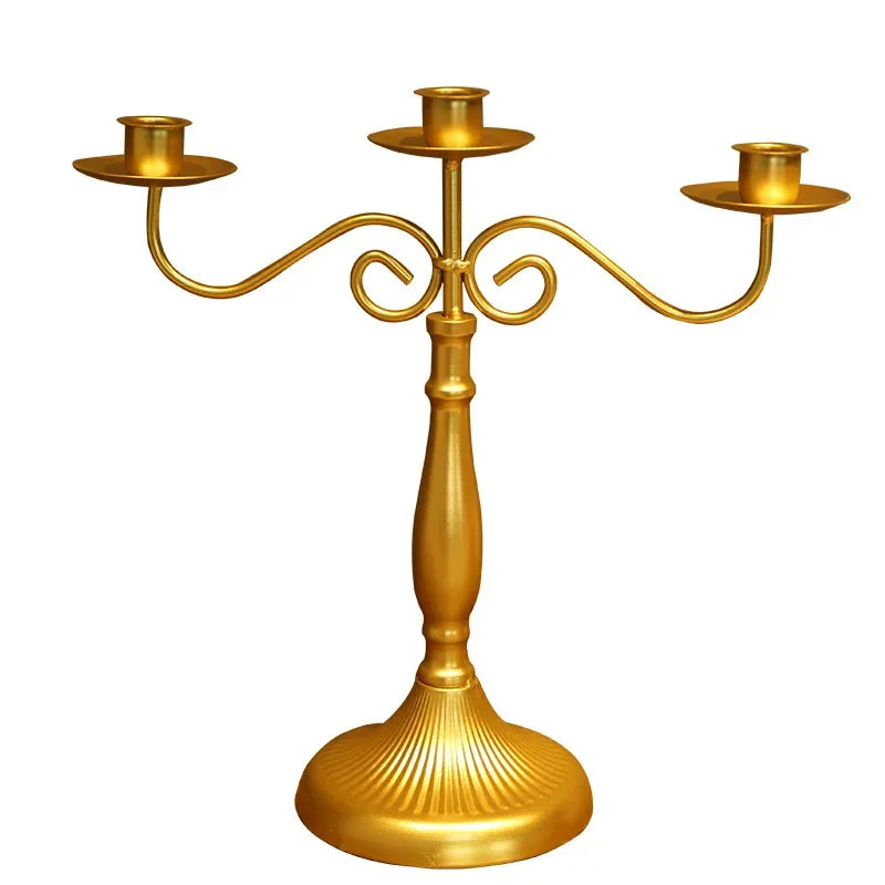 Chandelier doré 3 Branches - Esprit Chandelier