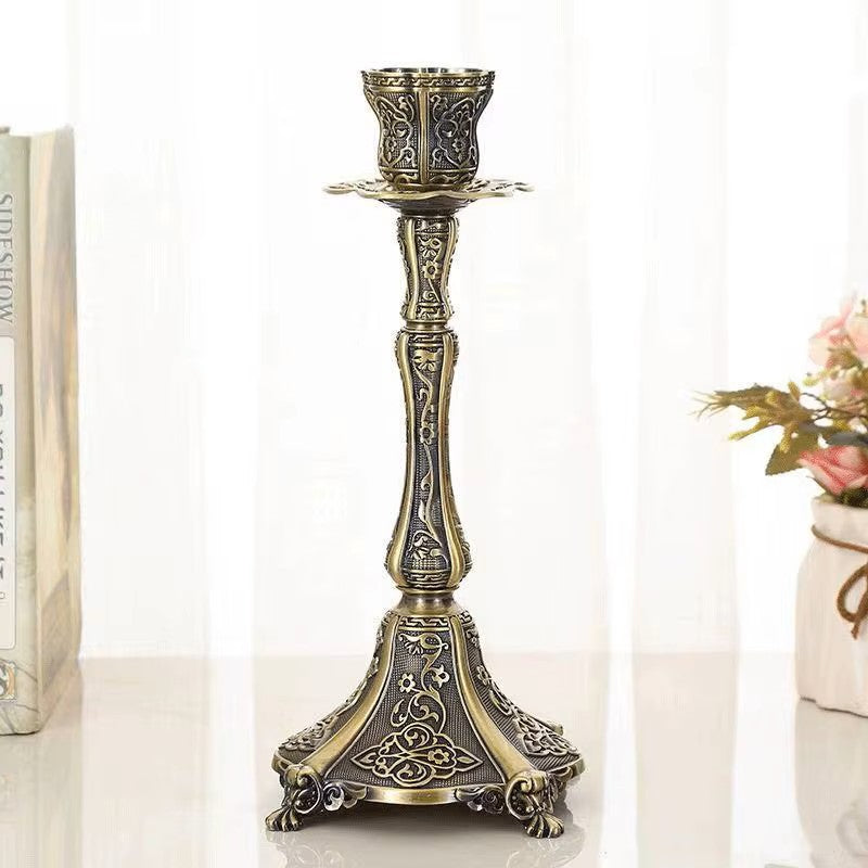 Chandelier simple Ornement Bronze - Esprit Chandelier