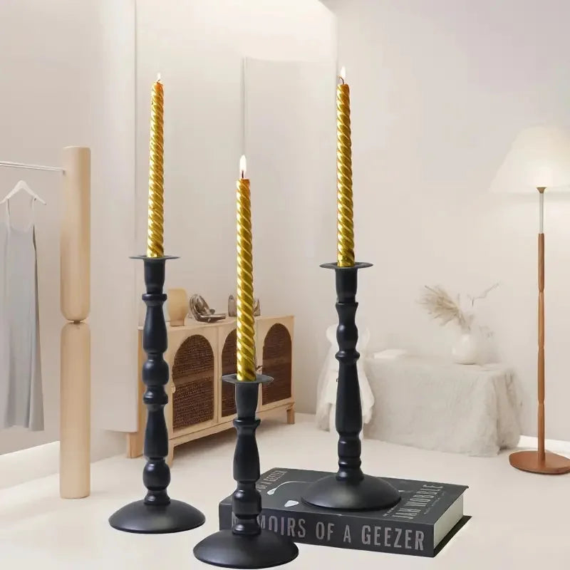 Chandeliers Noir Mat Verre Classique