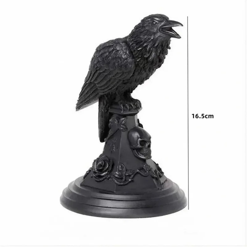 Dimensions Bougeoir Corbeau Noir Esprit Chandelier