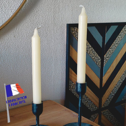 Bougie Ivoire x4 - 20cm