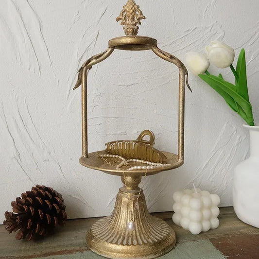 Grand photophore dore ancien - Esprit Chandelier