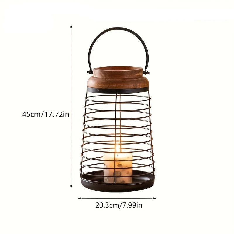 Grande Photophore Lanterne Ajourée - Esprit Chandelier