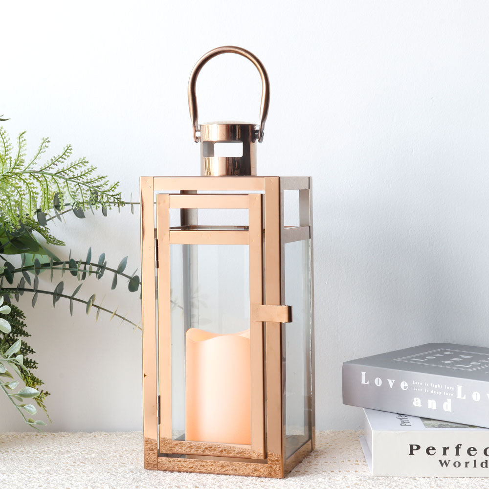 Lanterne Acier Moderne Rose gold - Esprit Chandelier