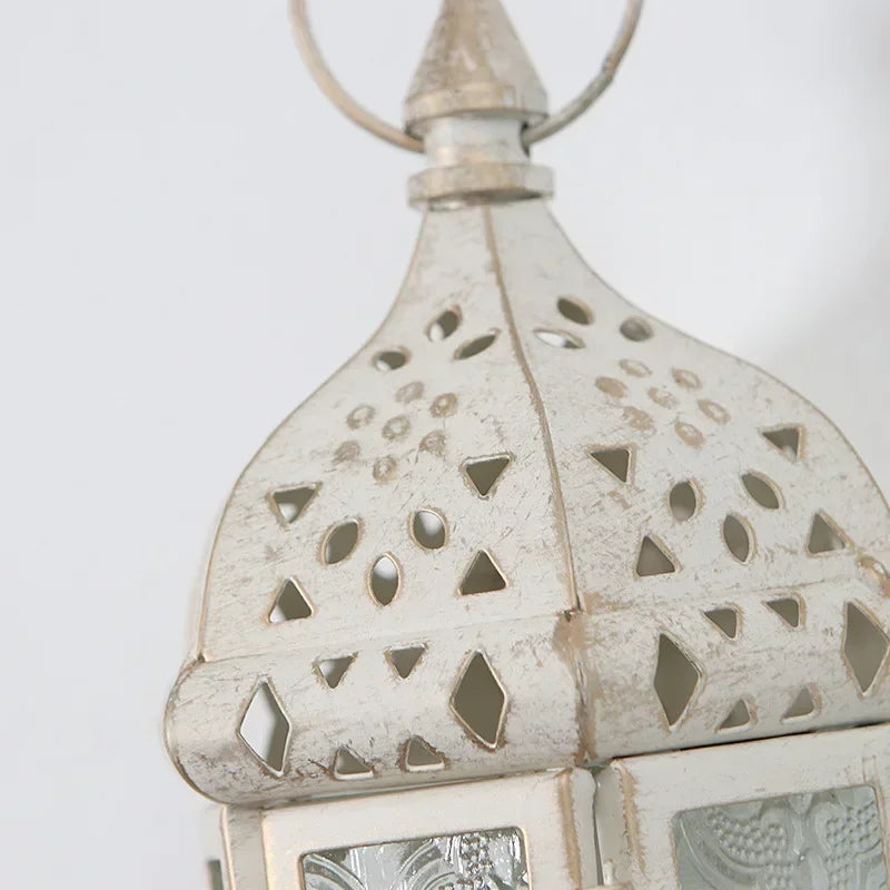 Lanterne Marocaine blanche - Esprit chandelier