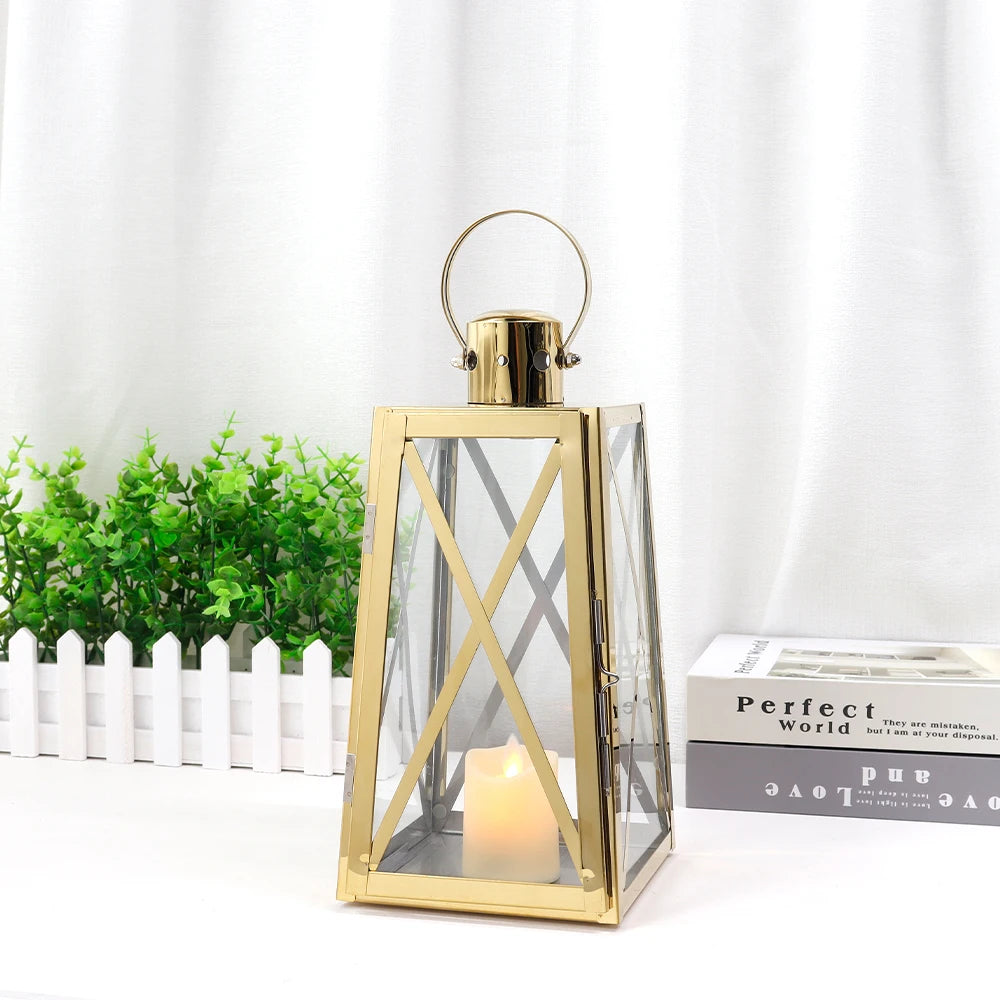 Lanterne Moderne doree - Esprit chandelier