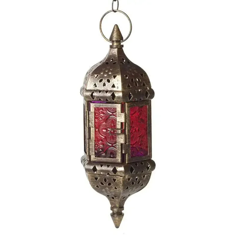 Lanterne rouge marocaine - Esprit Chandelier