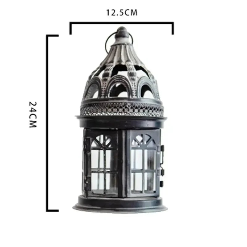 Lanternes retros grises - Esprit Chandelier