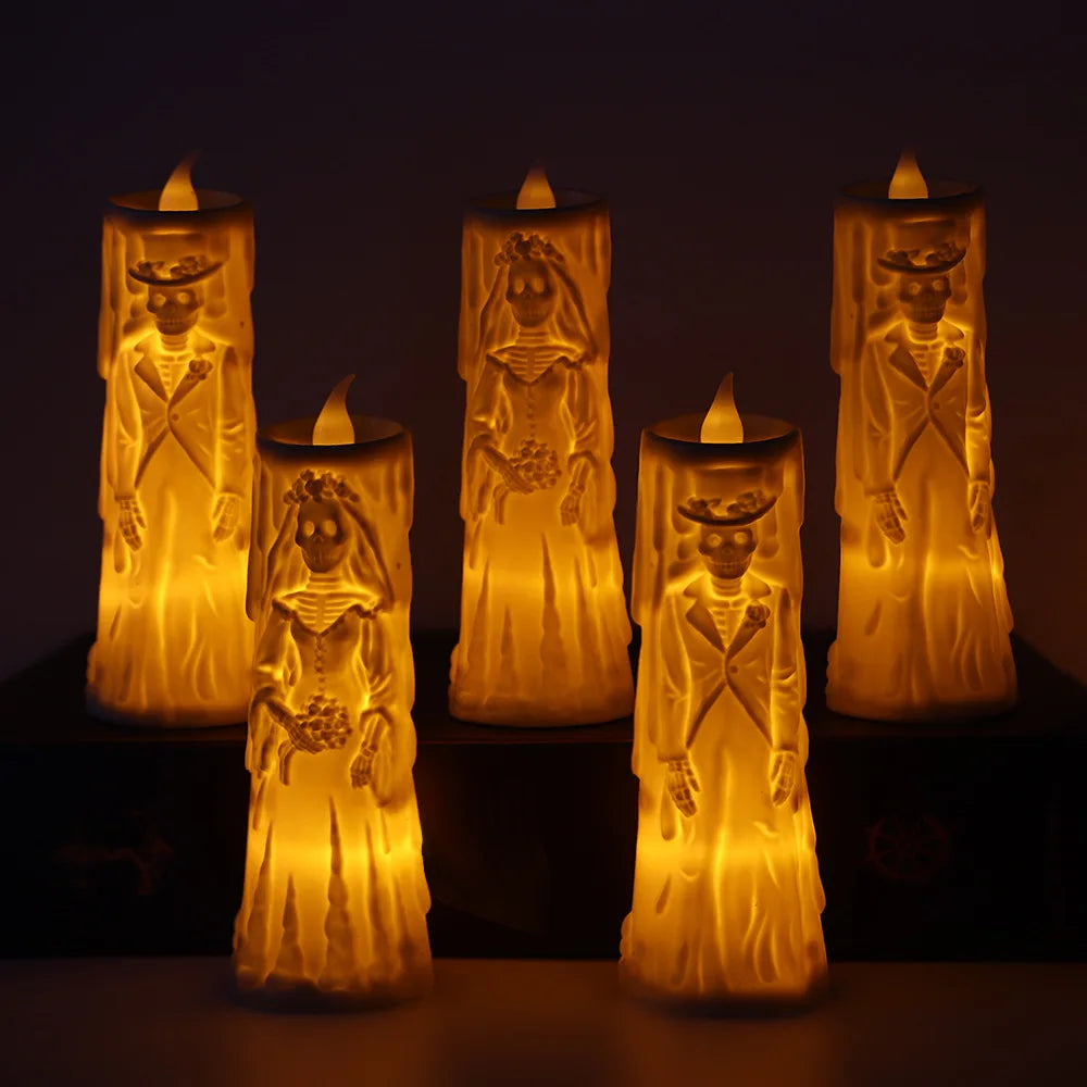Led noces funebres halloween Esprit Chandelier