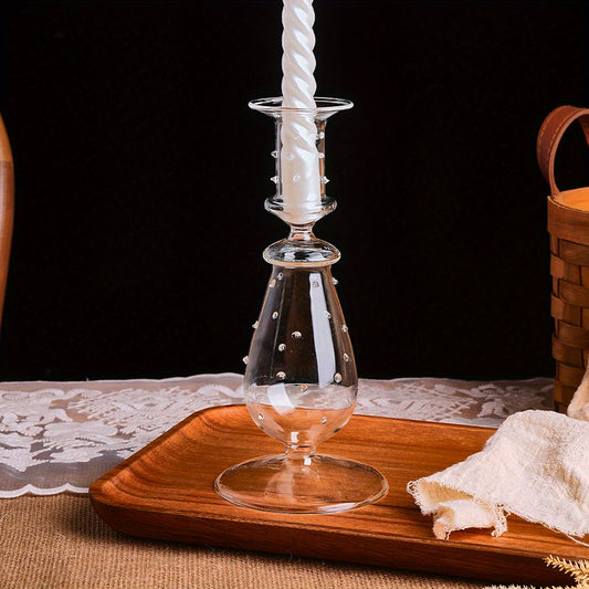 Petit chandelier verre fantaisie