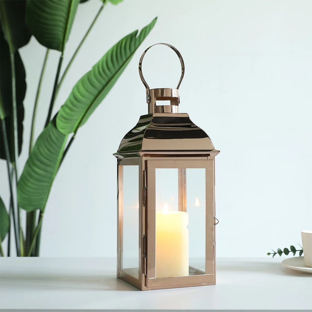 Petite Lanterne Moderne Rose Gold - Esprit Chandelier