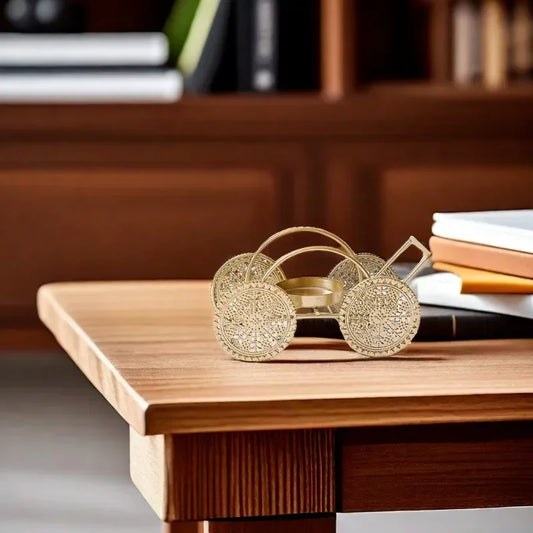 Photophore Cariole Dore - Esprit Chandelier