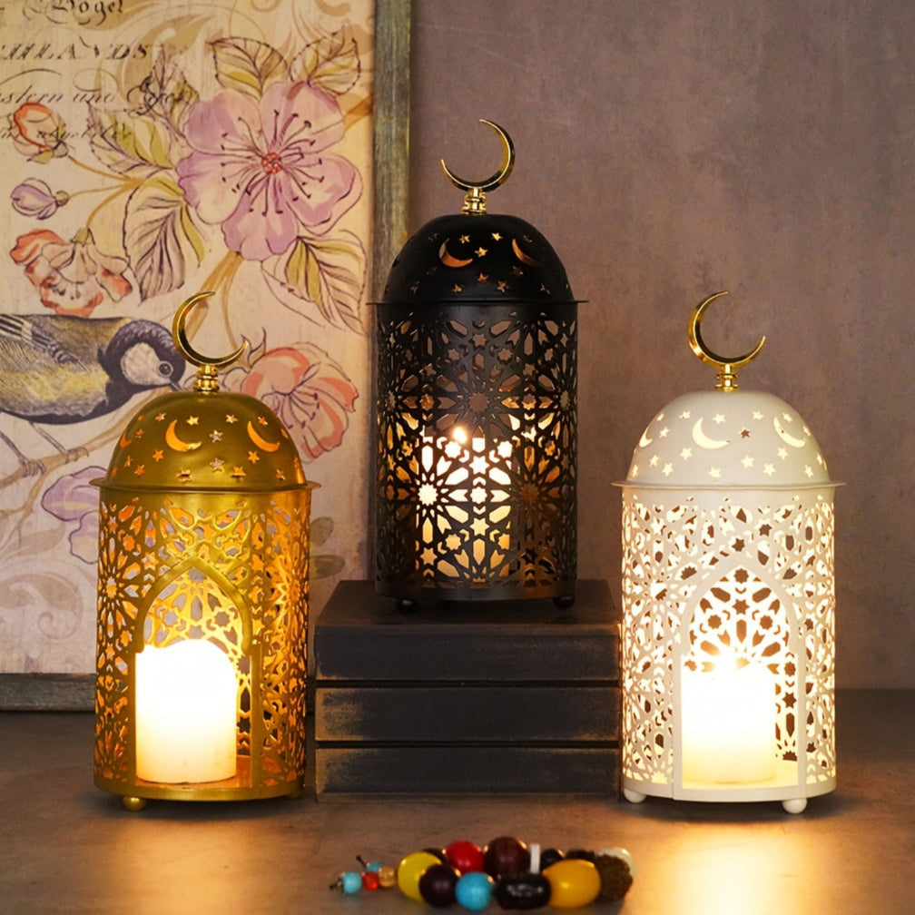 Photophore Doré Marocain - Esprit Chandelier