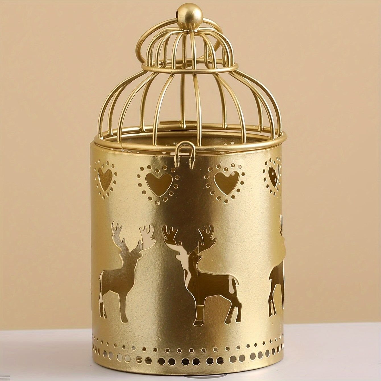 Photophore Dore Mini Lanterne - Esprit Chandelier