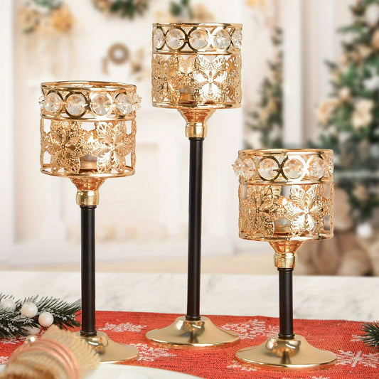 Photophore Doré noir Art Déco - Esprit Chandelier