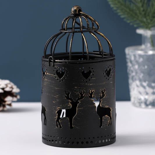 Photophore Mini Lanterne Noir - Esprit Chandelier