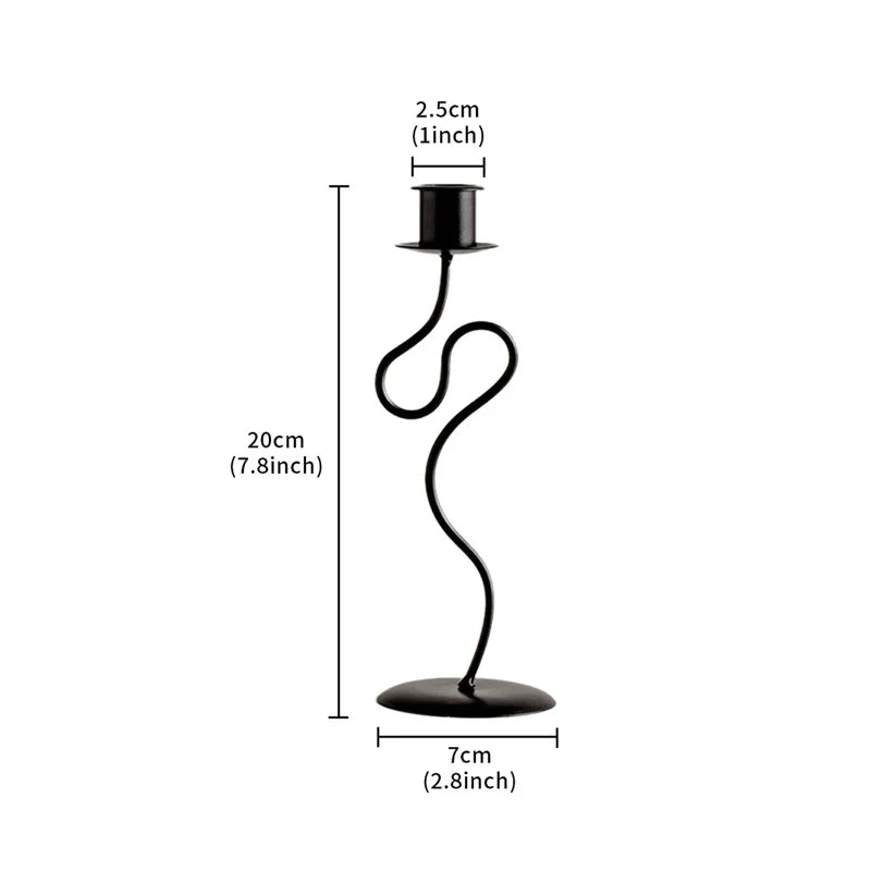 Chandelier Noir - Minimaliste