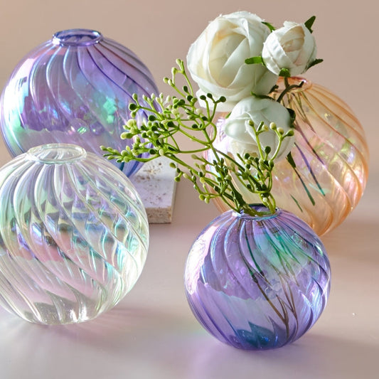 Soliflore Verre - Irisé