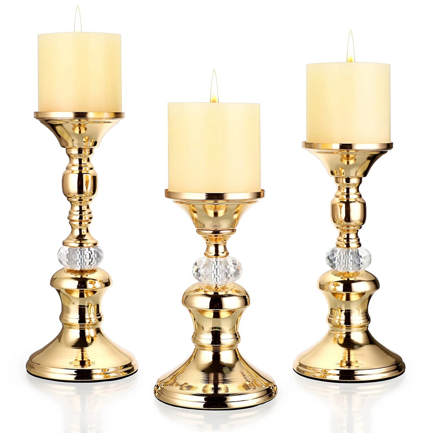 Support à bougie doré - Esprit Chandelier