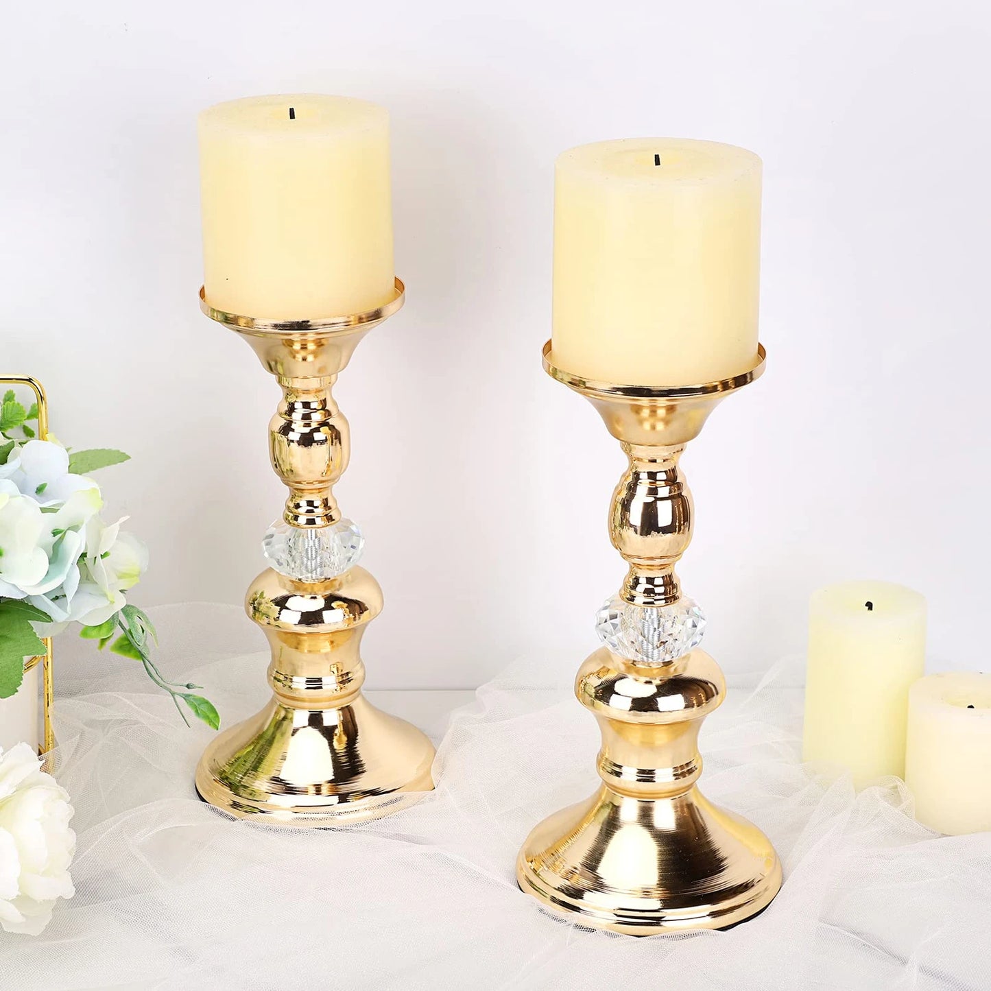 Support bougie or - Esprit Chandelier