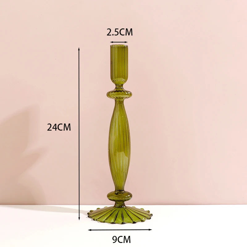 art deco verre vert olive