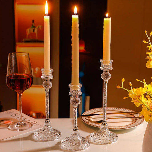 Bougeoir Ancien Cristal - Esprit Chandelier