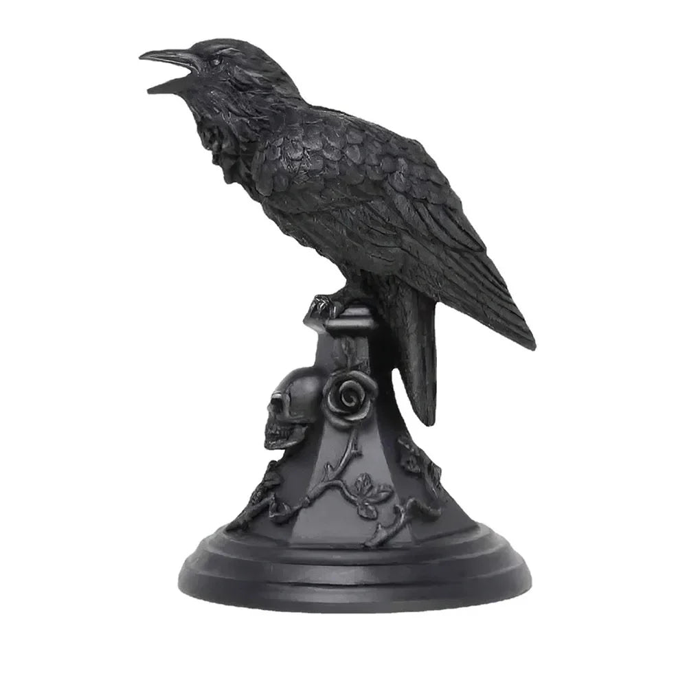 bougeoir Corbeau noir - Esprit Chandelier