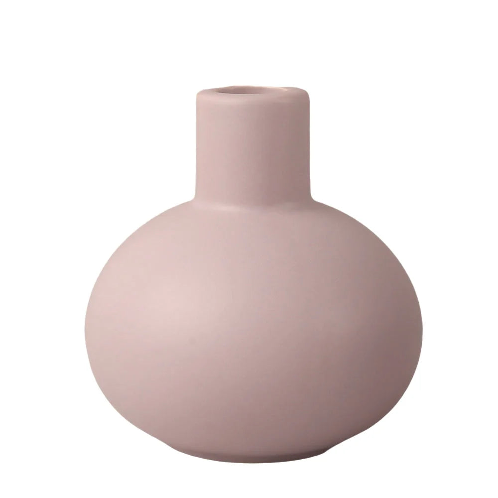 bougeoir boule vieux rose - Esprit Chandelier